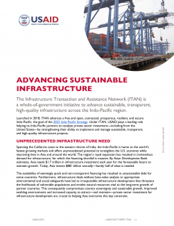 Advancing Sustainable Infrastructure in the Indo-Pacific Factsheet