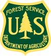 Shield logo of the U.S. Forest Service of U.S. Department of Agriculture