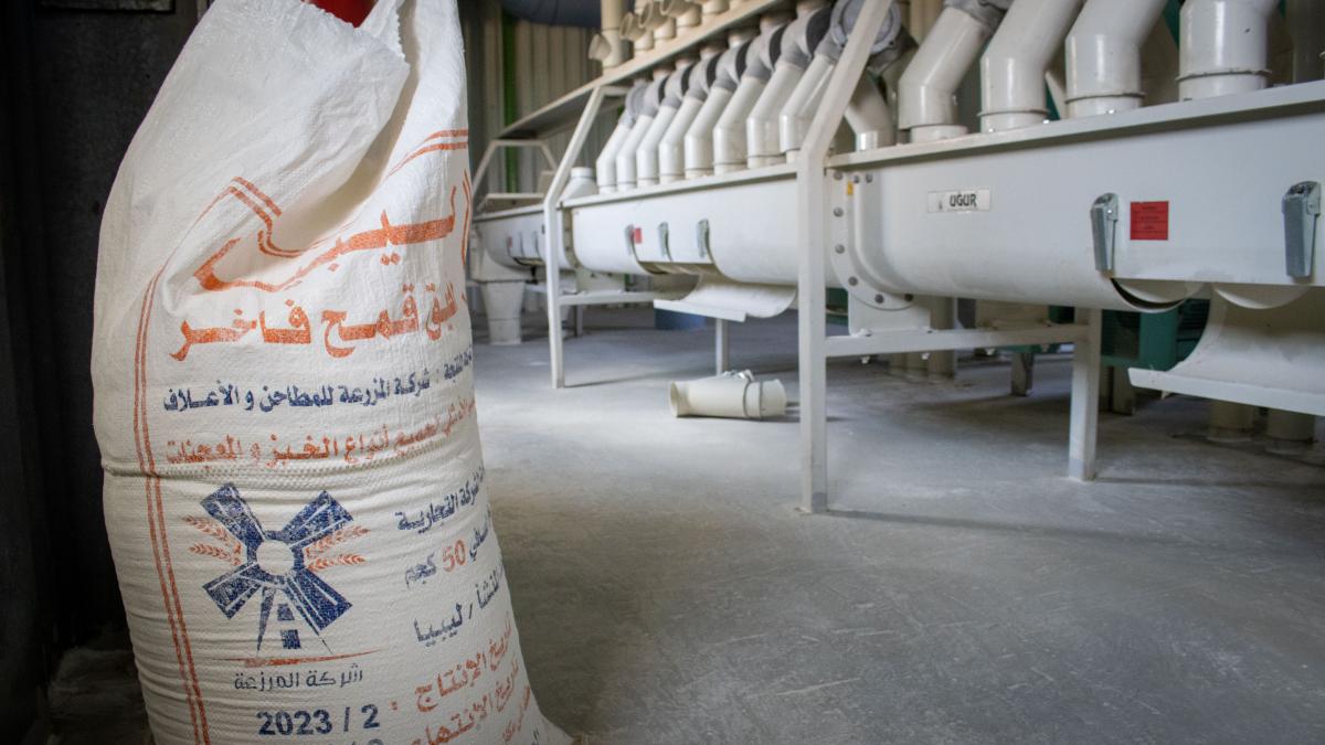 Businesses like Al Mazraa Flour are receiving business development support from USAID.