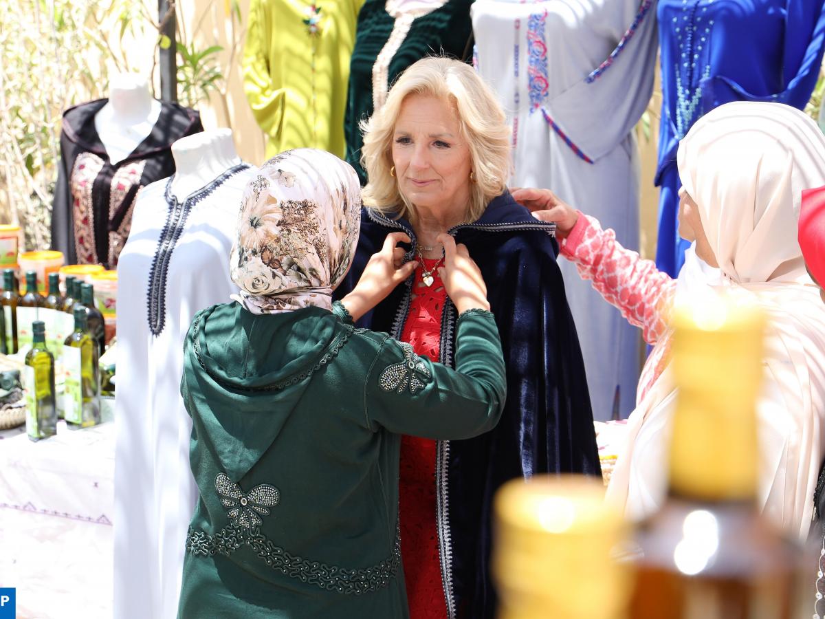 First Lady Jill Biden visits a Marrakech NGO, highlights U.S. commitment to Moroccan women’s empowerment