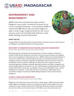 USAID Madagascar ENV Fact Sheet