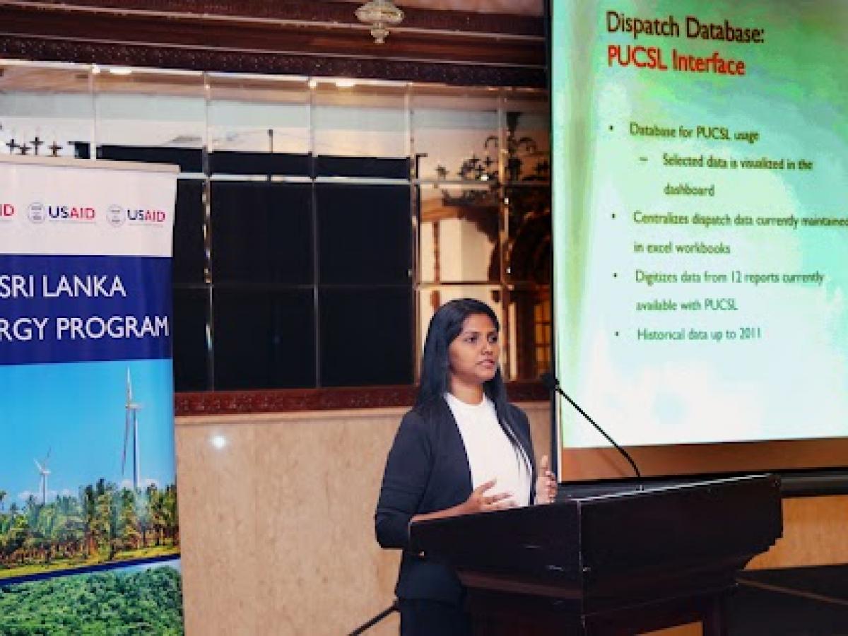 USAID and the Public Utilities Commission of Sri Lanka Partner to Enhance Transparency with the Development of an Electricity Dispatch Database and Dashboard for Sri Lanka's Power Plants