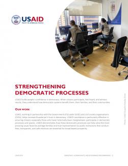 Strengthening Democratic Processes