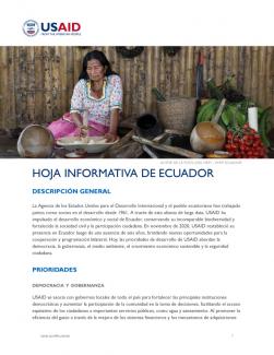 Hoja Informativa de Ecuador