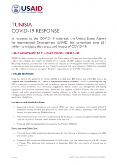 Tunisia COVID-19 Response Fact Sheet