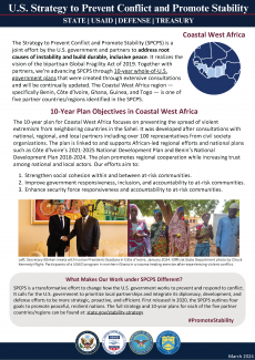 U.S. Strategy to Prevent Conflict and Promote Stability: SPCPS Activities in Coastal West Africa