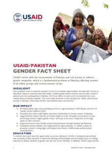Pakistan Gender Fact Sheet Cover