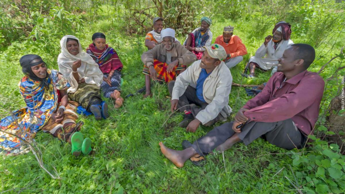 Stakeholders discuss rangeland and natural resource management in Ethiopia.