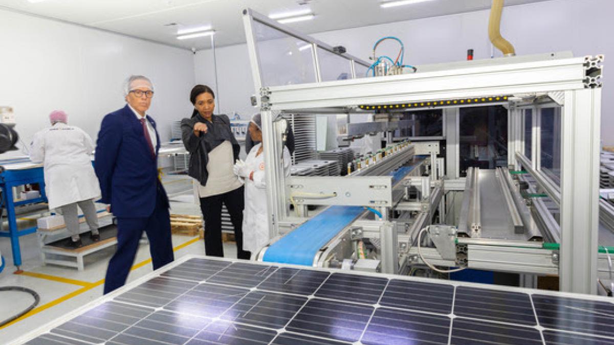 Deputy Administrator Adams-Allen visited Ener-G-Africa, a women-led solar manufacturer in Cape Town.