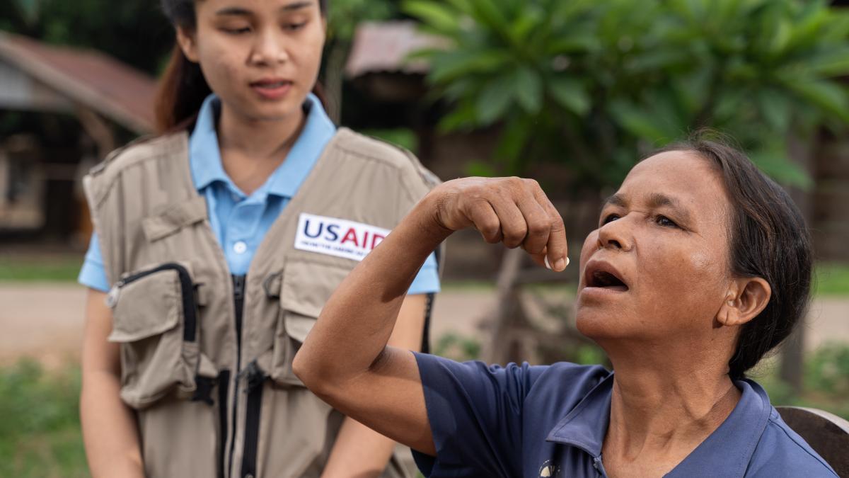 USAID-supported large scale treatment and mass drug administration contributed the successful elimination of lymphatic filariases in Lao PDR