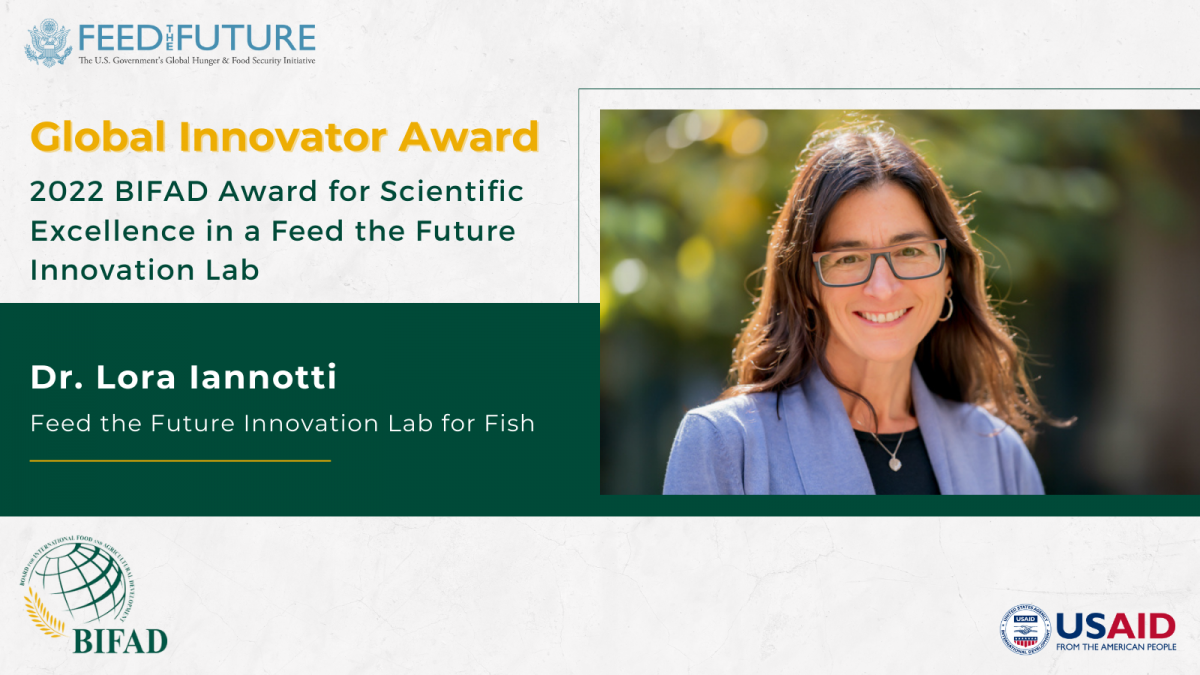 Global Innovator Award: Congratulations to Dr. Lora Iannotti, Recipient of the 2022 BIFAD Award for Scientific Excellence in a Feed the Future Innovation Lab!