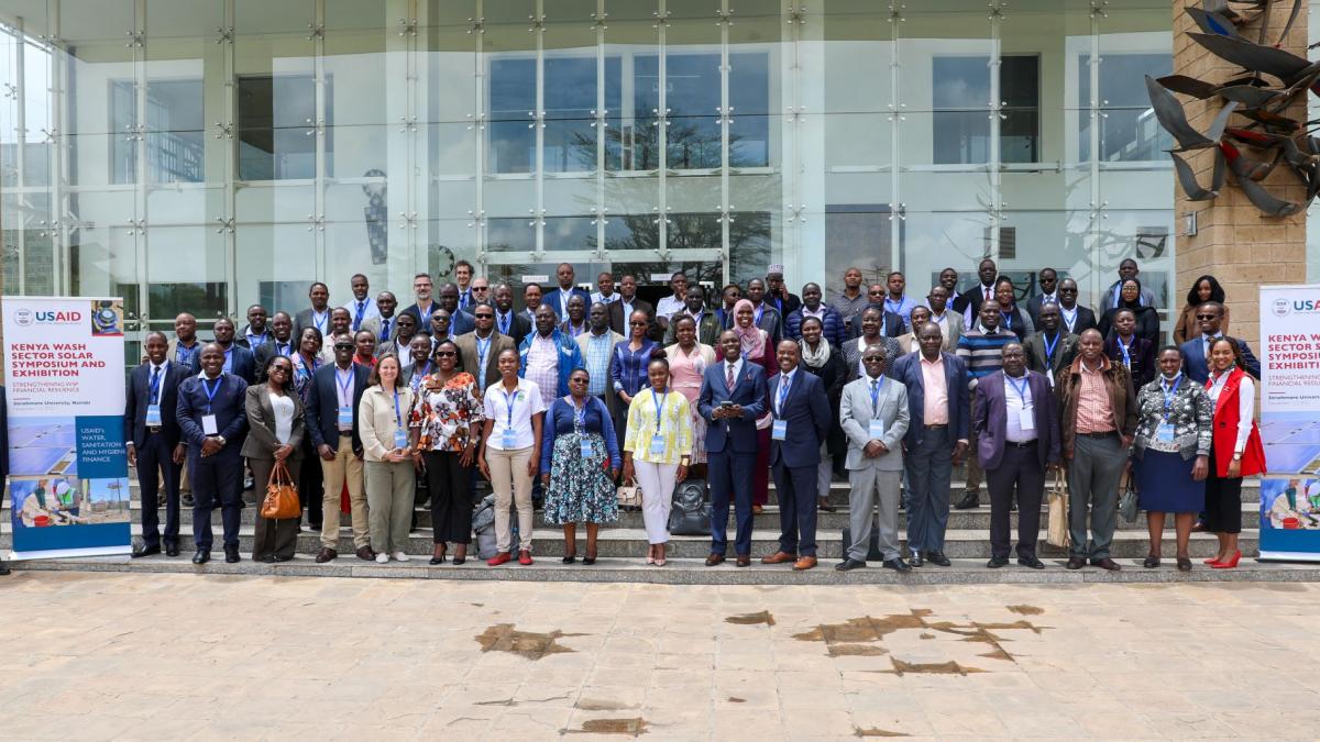 Participants included representatives from water and sanitation utilities, government, finance institutions, private sector solar providers and development partners