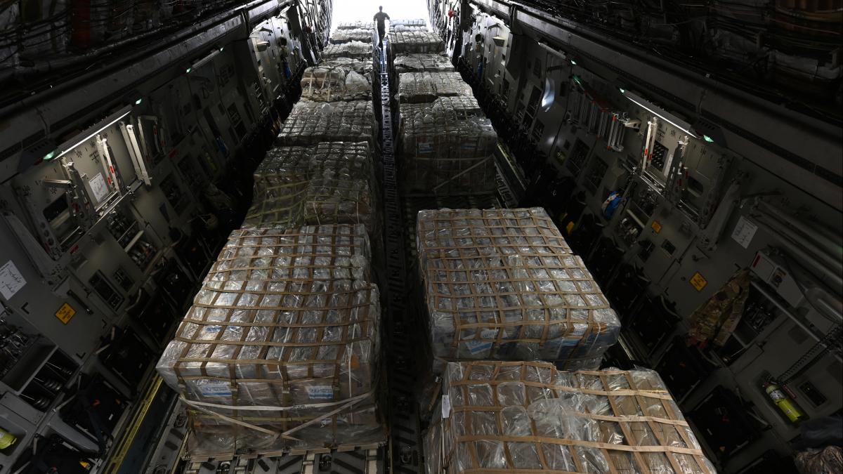 United States Airlifts Critical UN Humanitarian Supplies to Egypt to Support Aid Delivery in Gaza
