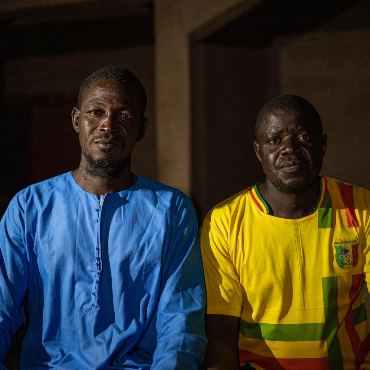 Two brothers recently freed from the bonds of slavery in Mali’s Kayes region. 