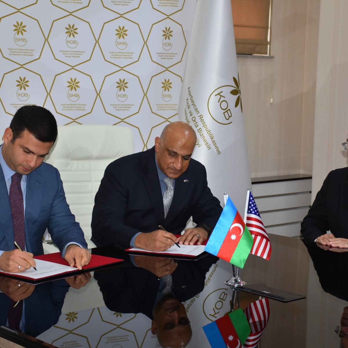 USAID və Kiçik və Orta Biznesin İnkişafı Agentliyi Anlaşma Memorandumu İmzalayır