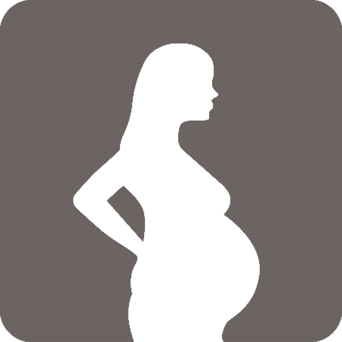 An illustration of a pregnant mother. 