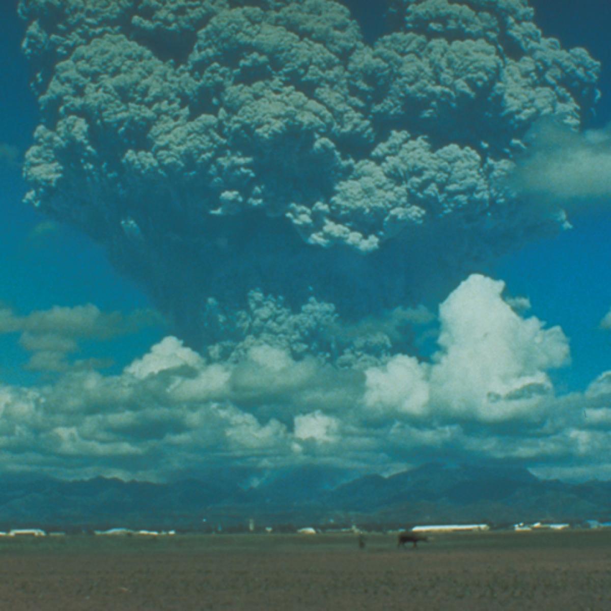 Mount Pinatubo eruption on June 15, 1991