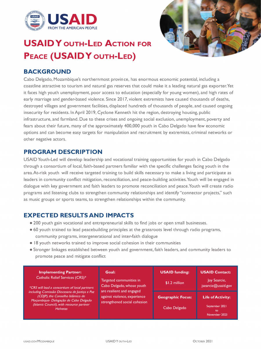 USAID Youth-Led Action for Peace (USAID Youth-Led)