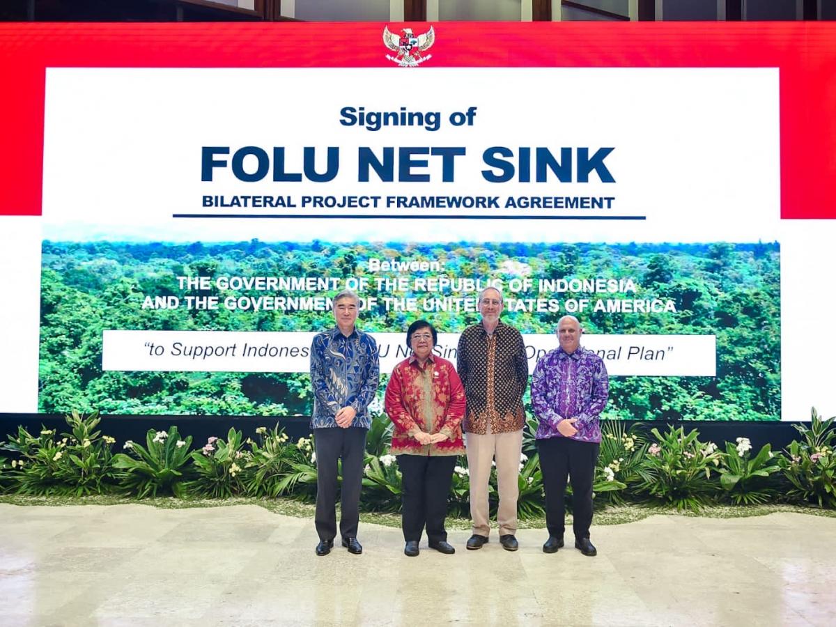 The Governments of Indonesia and the United States of America Launch New Climate and Conservation Partnership