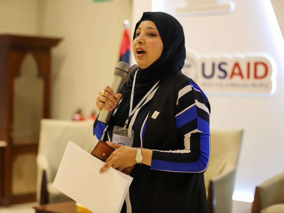 USAID sponsored a National Debate Tournament for Libya college students in Tripoli. 