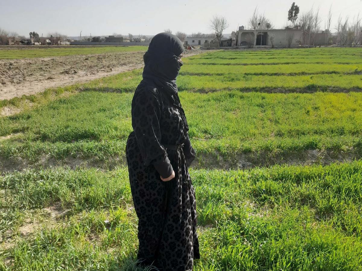 Syrian woman farmer