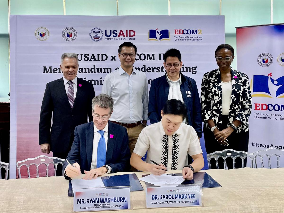 U.S. and Philippine Governments Launch Partnership to Advance Education Sector Reforms