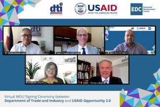 USAID and DTI Ink Partnership to Strengthen Entrepreneurship Training for Out-of-School Filipino Youth