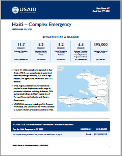2023-09-30 USAID-BHA Haiti Complex Emergency Fact Sheet #7