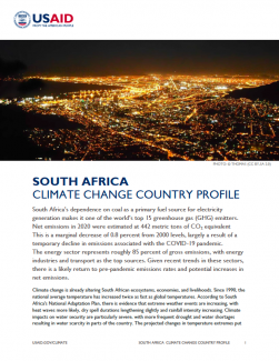 Thumbnail cover for South Africa Climate Change Country Profile