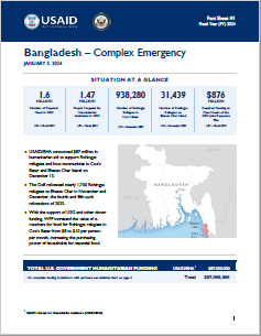 2024-01-05 USG Bangladesh Complex Emergency Fact Sheet #1