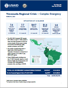 2024-03-06 USG Venezuela Regional Crisis Fact Sheet #2