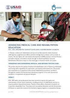 Advancing Medical Care and Rehabilitation Education project