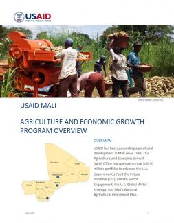 AGRICULTURE AND ECONOMIC GROWTH PROGRAM OVERVIEW 
