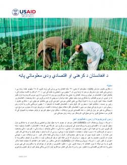USAID Afghanistan Agriculture and Economic Growth Fact Sheet - Pashto