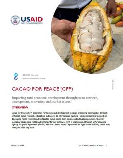 Fact Sheet Cacao for Peace 