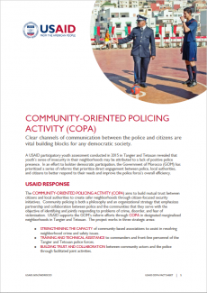Community-Oriented Policing Activity.