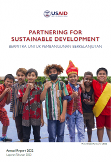 Cover for 2022 USAID Indonesia Annual Report