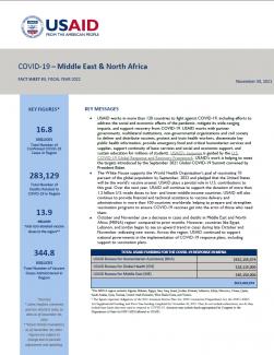 USAID COVID-19 Middle East and North Africa Response Fact Sheet #3