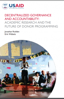 Decentralized Governance and Accountability: Academic Research and The Future of Donor Programming