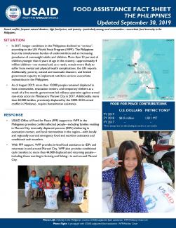Food Assistance Fact Sheet - Philippines