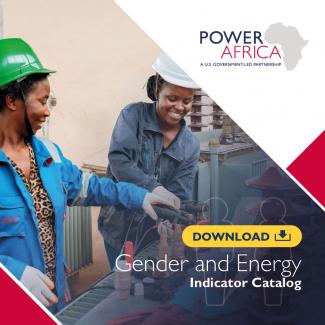 Power Africa Gender and Energy Indicator Catalog Cover