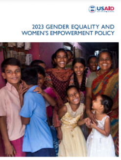 USAID Gender Equality and Women's Empowerment Policy