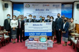 United States and Germany Provide a Refrigerated Truck and IT Equipment to Support the COVID-19 Vaccination Effort in Lao PDR