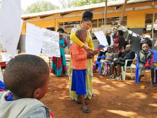 International Literacy Day event in Lilongwe, Malawi