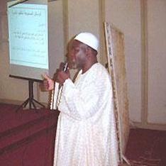 El Hadi Mamadou Traore, member of Malian Islamic High Council, presenting the religious model of advocacy on births spacing.