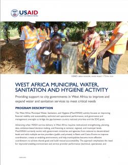 West Africa Municipal Water, Sanitation and Hygiene Activity (MuniWASH) 
