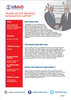 Private Sector Regional Integration Support cover