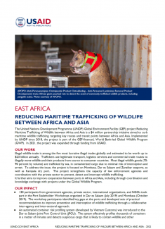 Reducing Maritime Trafficking of Wildlife Between Africa and Asia cover