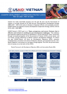 Country Development Cooperation Strategy for Vietnam - Summary