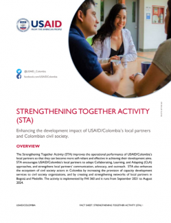 Fact Sheet Strengthening Together Activity (STA)